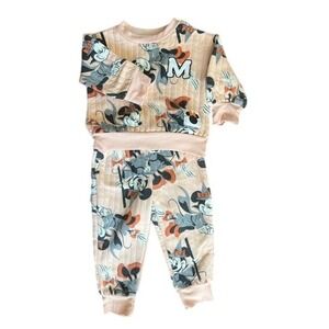 12m Bundle 4‎ Sets, Pjs, Top in Good Used Condition